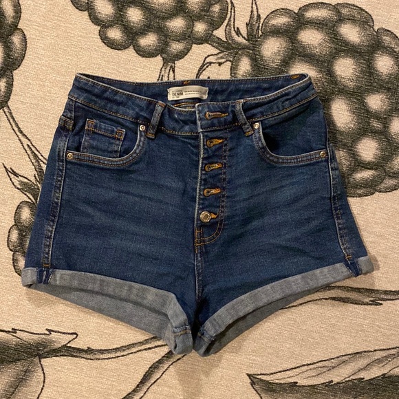 Zara Shorts Zara High Waisted Denim Short Shorts Poshmark — free download